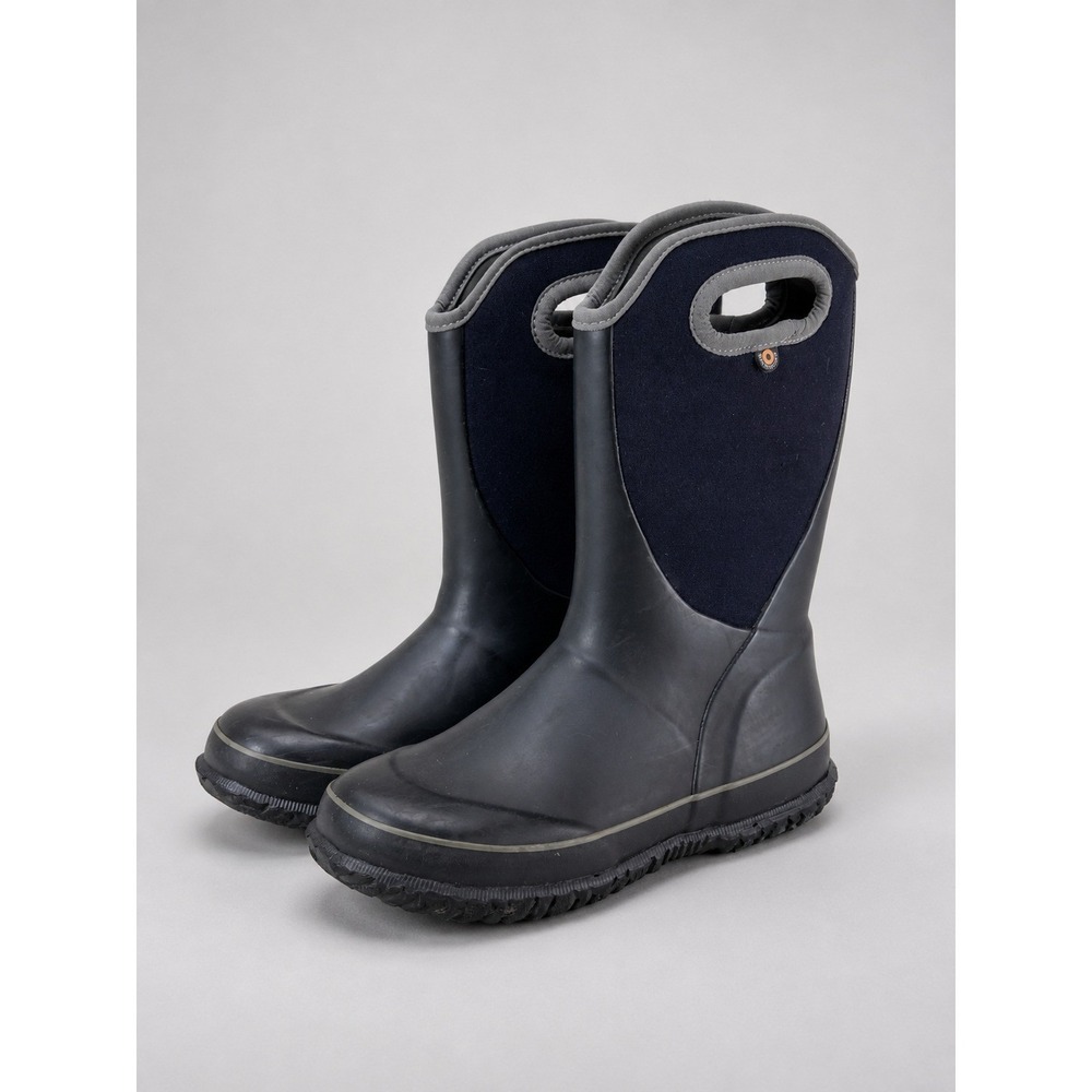 Bogs Boys Girl Sz 4 Black Waterproof Winter Rain Snow Boots Insulated Waterproof